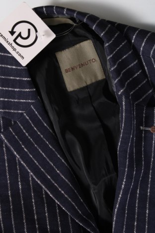 Ανδρικό σακάκι Benvenuto, Μέγεθος L, Χρώμα Μπλέ, Τιμή 18,54 €