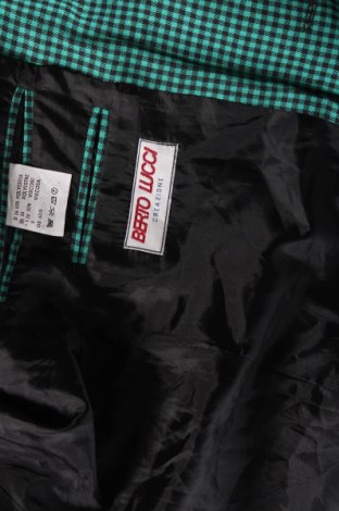 Ανδρικό σακάκι Berto Lucci, Μέγεθος S, Χρώμα Πράσινο, Τιμή 5,32 €