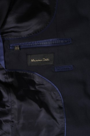 Мъжко сако Massimo Dutti, Размер M, Цвят Син, Цена 98,53 лв.