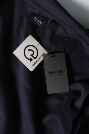 Ανδρικό σακάκι Only & Sons, Μέγεθος L, Χρώμα Μπλέ, Τιμή 9,74 €
