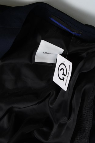 Ανδρικό σακάκι S.Oliver, Μέγεθος L, Χρώμα Μπλέ, Τιμή 29,92 €