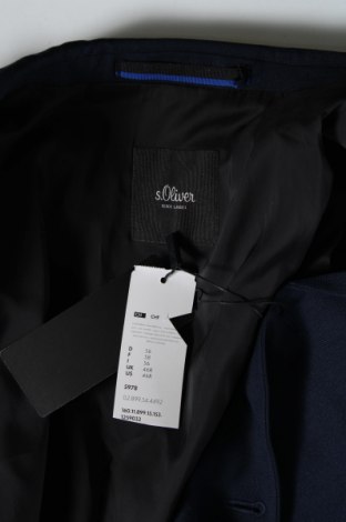 Мъжко сако S.Oliver Black Label, Размер XL, Цвят Син, Цена 115,68 лв.