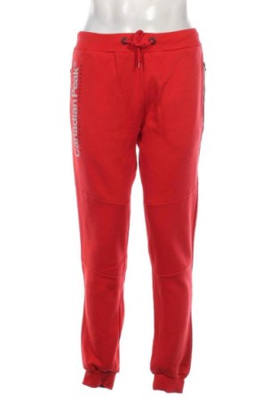 Pantaloni trening de bărbați Canadian Peak, Mărime L, Culoare Roșu, Preț 234,67 Lei
