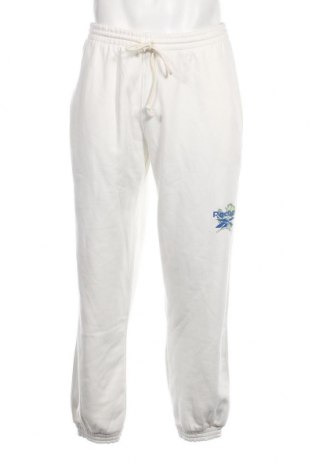 Ανδρικό αθλητικό παντελόνι Reebok, Μέγεθος L, Χρώμα Λευκό, Τιμή 21,53 €