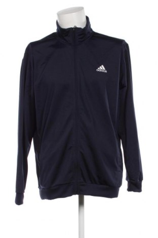 Ανδρική αθλητική ζακέτα Adidas, Μέγεθος XL, Χρώμα Μπλέ, Τιμή 38,18 €