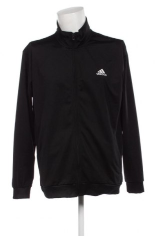 Ανδρική αθλητική ζακέτα Adidas, Μέγεθος XL, Χρώμα Μαύρο, Τιμή 32,40 €