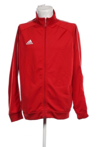 Ανδρική αθλητική ζακέτα Adidas, Μέγεθος XL, Χρώμα Κόκκινο, Τιμή 32,40 €