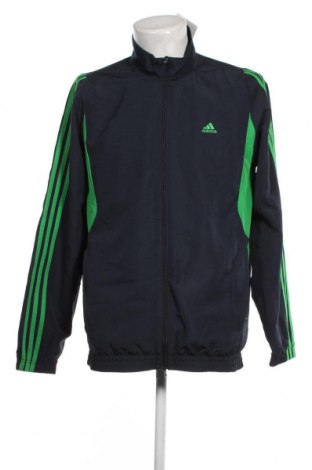 Мъжко спортно горнище Adidas, Размер XL, Цвят Син, Цена 54,00 лв.