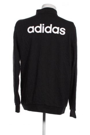 Ανδρική αθλητική ζακέτα Adidas, Μέγεθος XL, Χρώμα Μαύρο, Τιμή 33,40 €