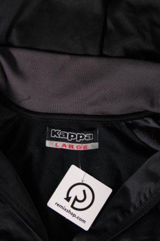 Ανδρική αθλητική ζακέτα Kappa, Μέγεθος L, Χρώμα Μαύρο, Τιμή 14,85 €