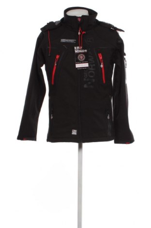 Ανδρικό αθλητικό μπουφάν Geographical Norway, Μέγεθος M, Χρώμα Μαύρο, Τιμή 82,55 €