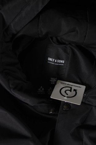 Ανδρικό μπουφάν Only & Sons, Μέγεθος M, Χρώμα Μαύρο, Τιμή 23,49 €
