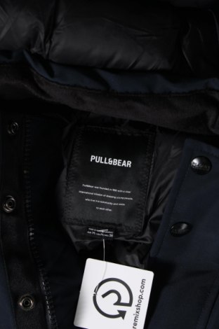 Pánska bunda  Pull&Bear, Veľkosť M, Farba Modrá, Cena  32,60 €