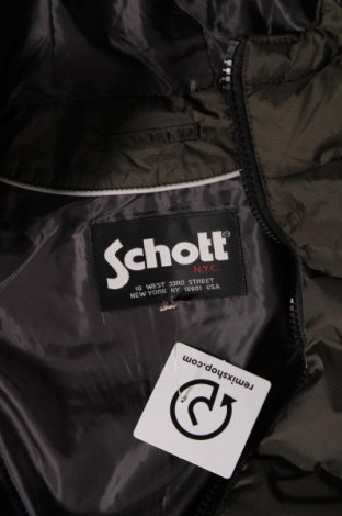 Мъжко яке Schott, Размер S, Цвят Зелен, Цена 177,50 лв.
