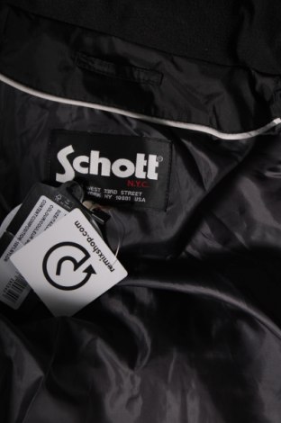 Мъжко яке Schott, Размер S, Цвят Черен, Цена 191,70 лв.