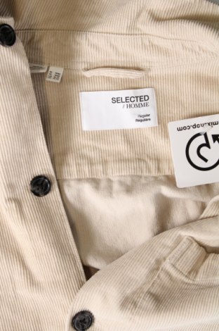 Ανδρικό μπουφάν Selected Homme, Μέγεθος M, Χρώμα  Μπέζ, Τιμή 41,75 €