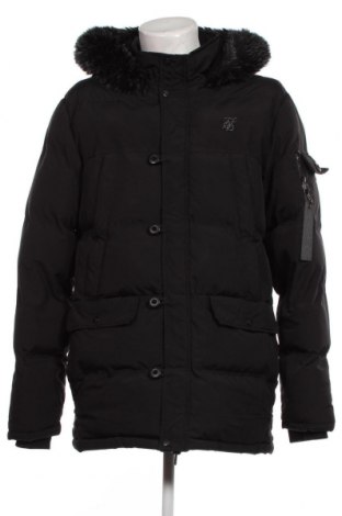 Ανδρικό μπουφάν SikSilk, Μέγεθος XL, Χρώμα Μαύρο, Τιμή 48,54 €
