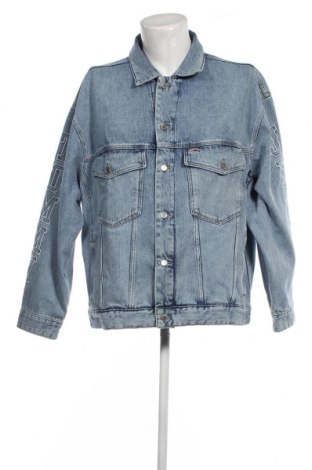 Herrenjacke Tommy Jeans, Größe L, Farbe Blau, Preis 56,19 €