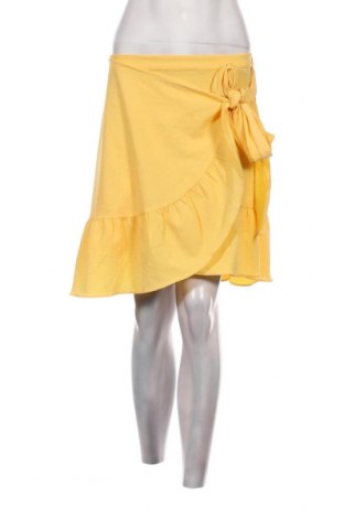 Пола Vero Moda, Размер XL, Цвят Жълт, Цена 12,90 лв.