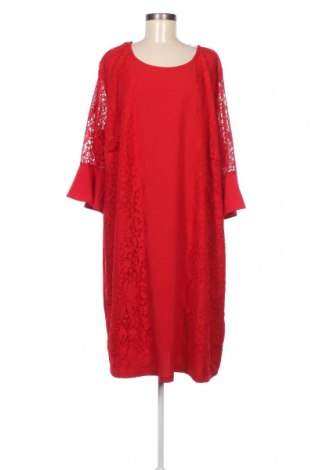 Šaty  Mia Moda, Velikost 5XL, Barva Červená, Cena  542,00 Kč