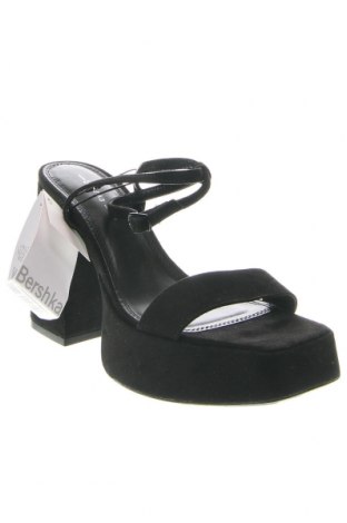 Sandalen Bershka, Größe 38, Farbe Schwarz, Preis 21,09 €