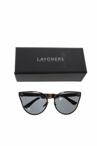 Слънчеви очила Layoners, Цвят Черен, Цена 72,13 лв.