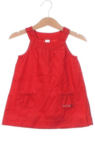 Latzkleid Baby Club, Größe 6-9m/ 68-74 cm, Farbe Rot, Preis 14,00 €