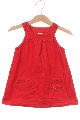 Dámské šaty s tráky Baby Club, Velikost 6-9m/ 68-74 cm, Barva Červená, Cena  346,00 Kč