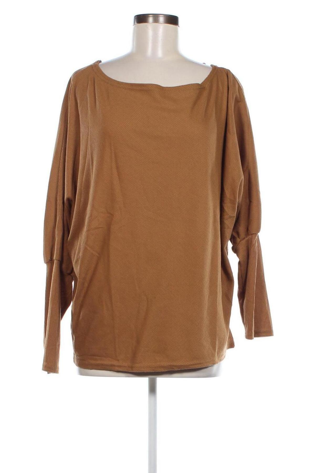 Дамска блуза, Размер XXL, Цвят Кафяв, Цена 15,01 лв.