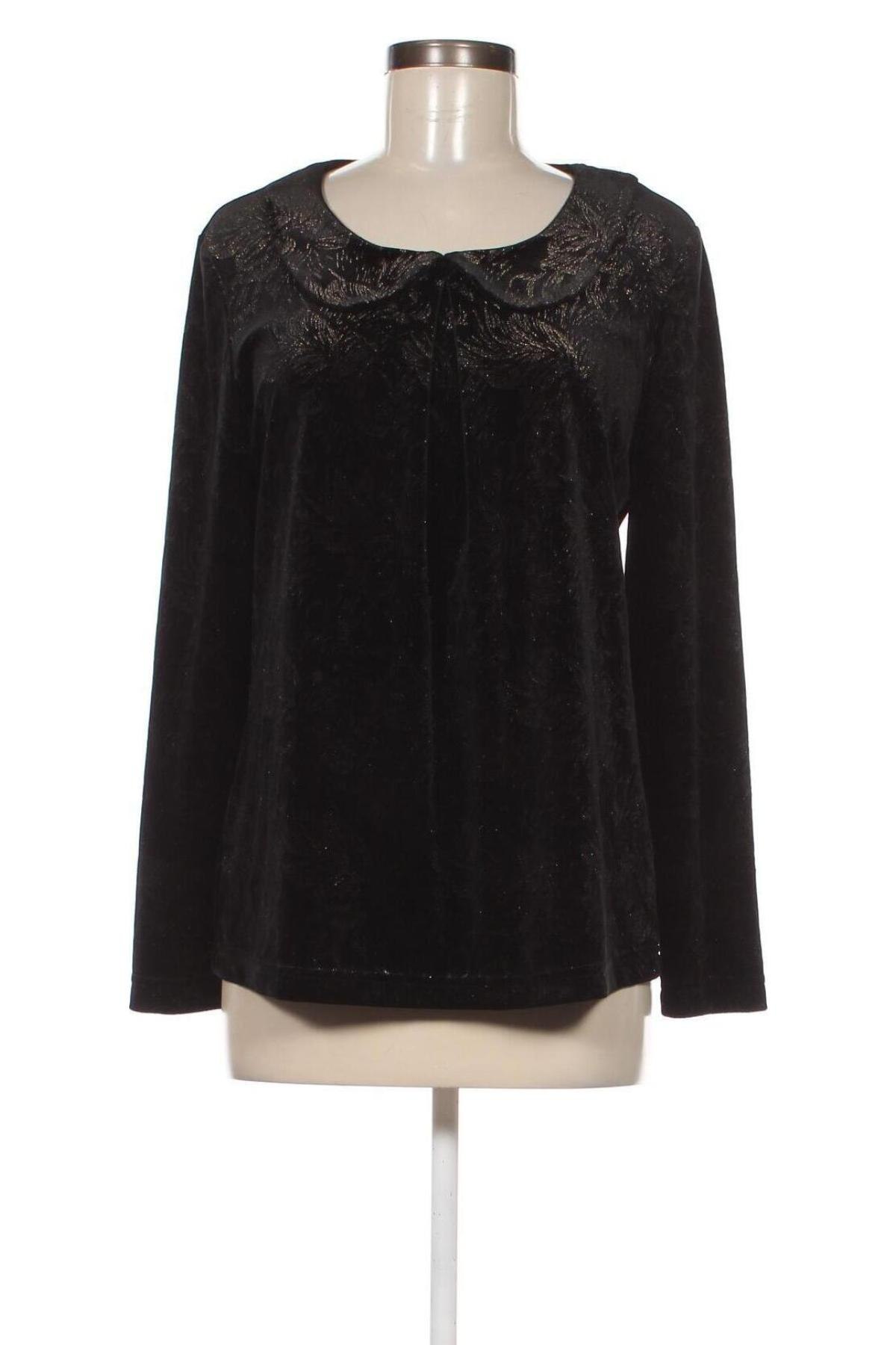 Дамска блуза Alfredo Pauly, Размер M, Цвят Черен, Цена 6,72 лв.