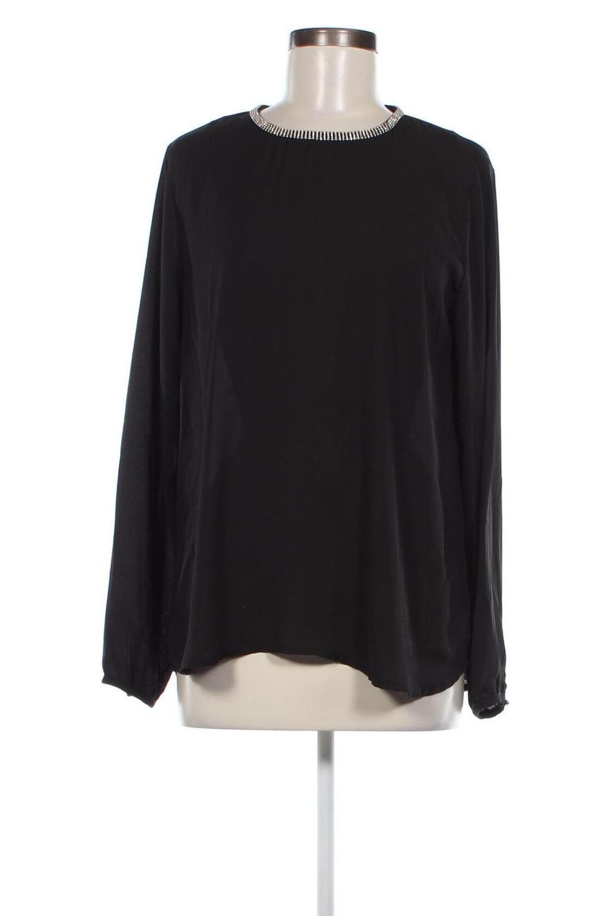 Γυναικεία μπλούζα Amisu, Μέγεθος M, Χρώμα Μαύρο, Τιμή 2,59 €