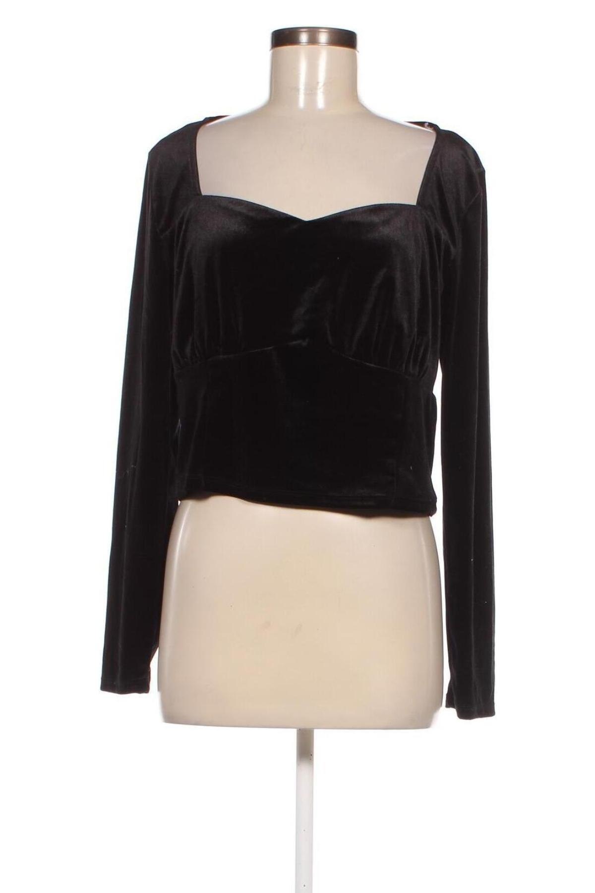 Дамска блуза Anna Field, Размер XL, Цвят Черен, Цена 6,84 лв.