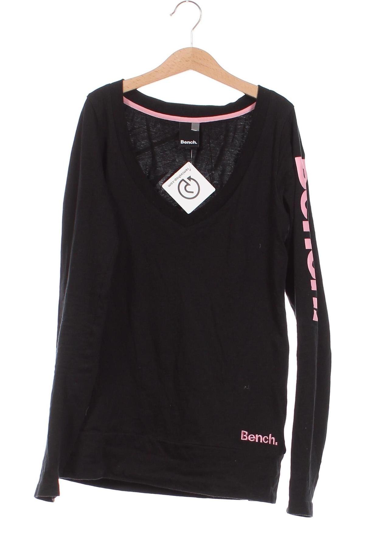 Γυναικεία μπλούζα Bench, Μέγεθος XS, Χρώμα Μαύρο, Τιμή 5,87 €
