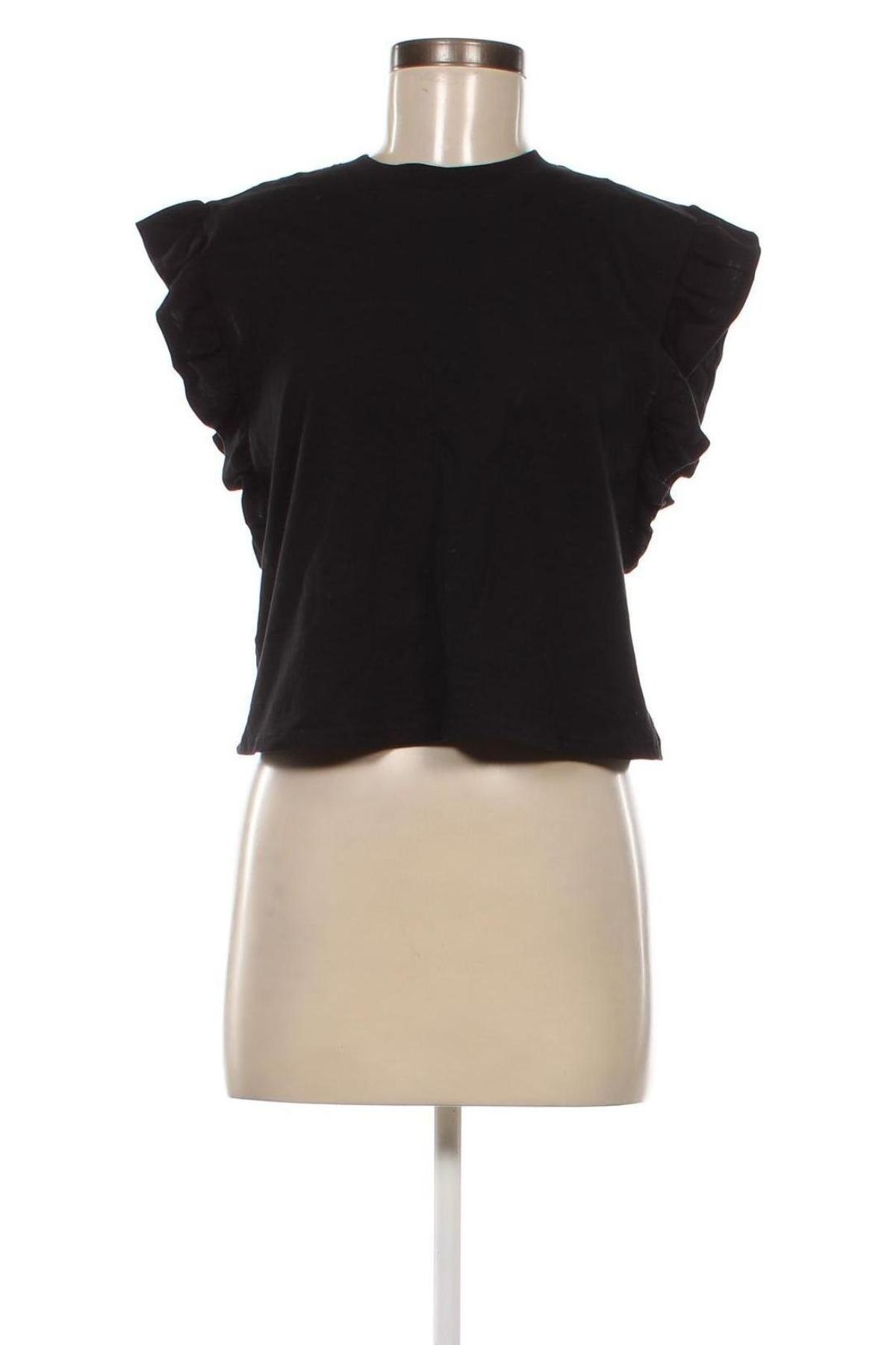 Γυναικεία μπλούζα Bershka, Μέγεθος S, Χρώμα Μαύρο, Τιμή 7,96 €