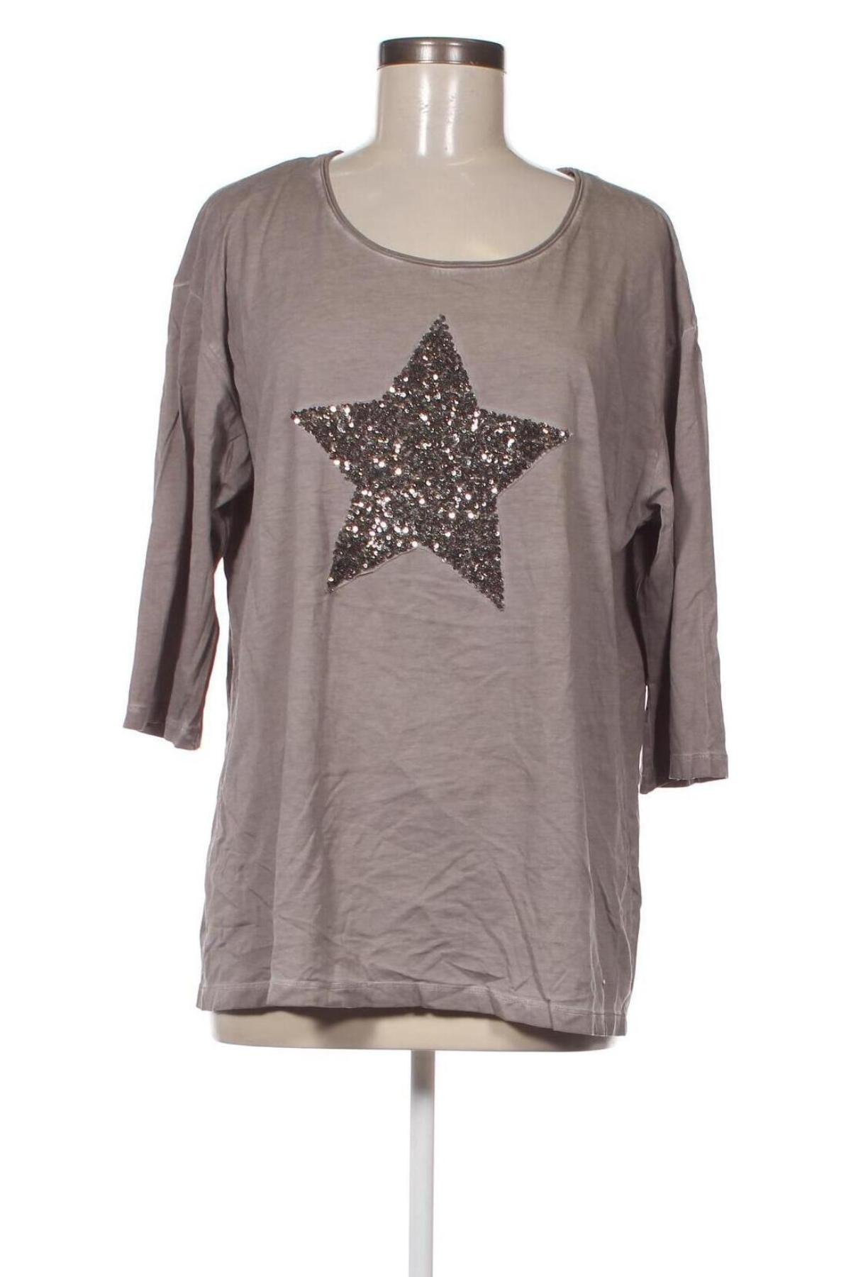 Γυναικεία μπλούζα Brax, Μέγεθος XL, Χρώμα Γκρί, Τιμή 17,88 €