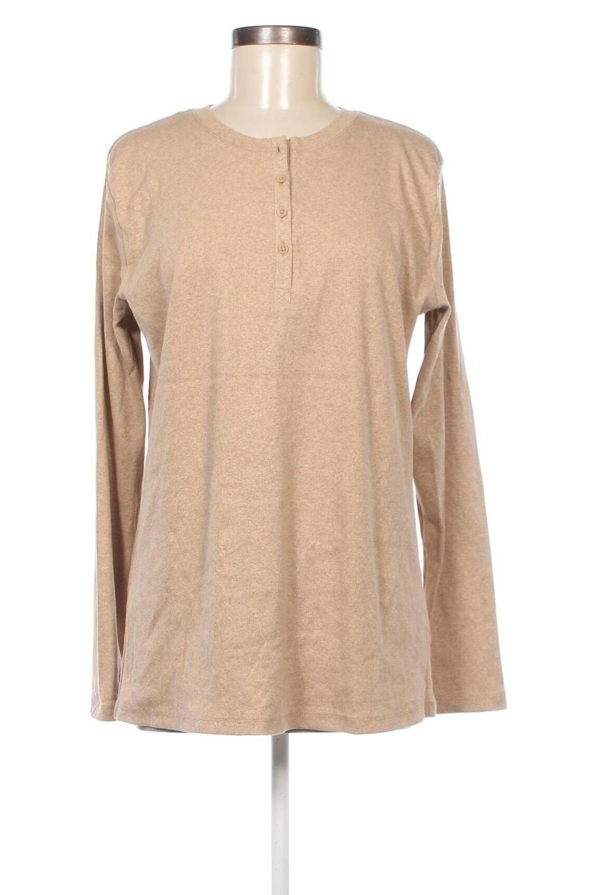 Дамска блуза C&A, Размер XL, Цвят Бежов, Цена 7,79 лв.