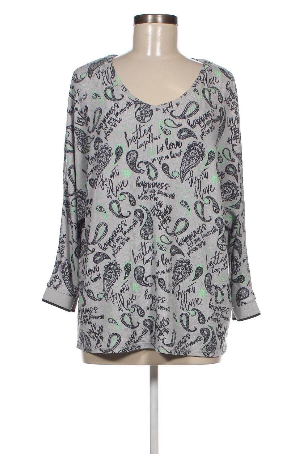 Γυναικεία μπλούζα Cecil, Μέγεθος XL, Χρώμα Γκρί, Τιμή 8,46 €