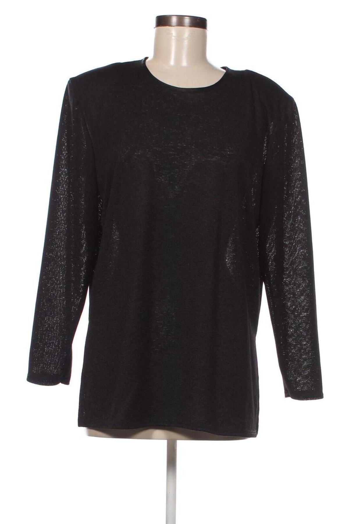 Γυναικεία μπλούζα Chic, Μέγεθος L, Χρώμα Μαύρο, Τιμή 4,11 €