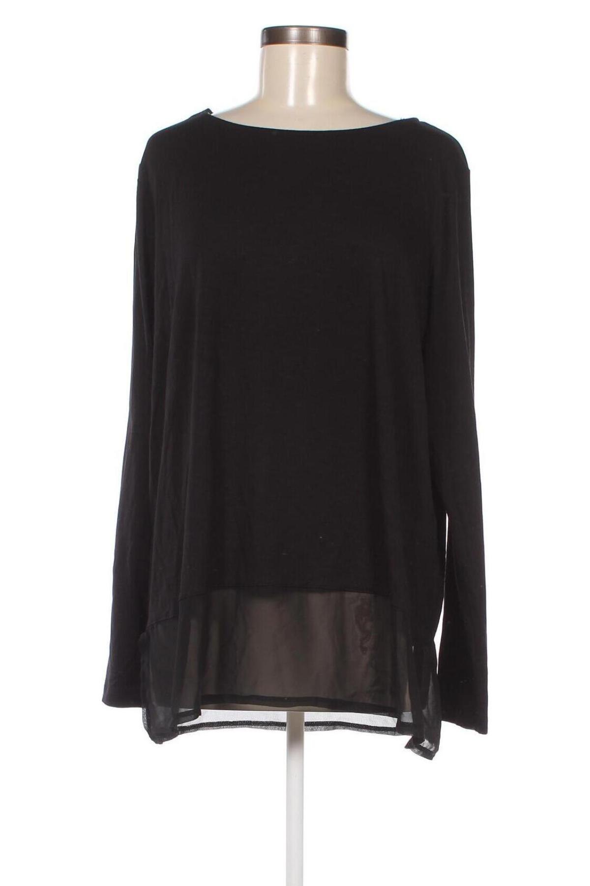 Γυναικεία μπλούζα Chris Line, Μέγεθος XL, Χρώμα Μαύρο, Τιμή 4,00 €