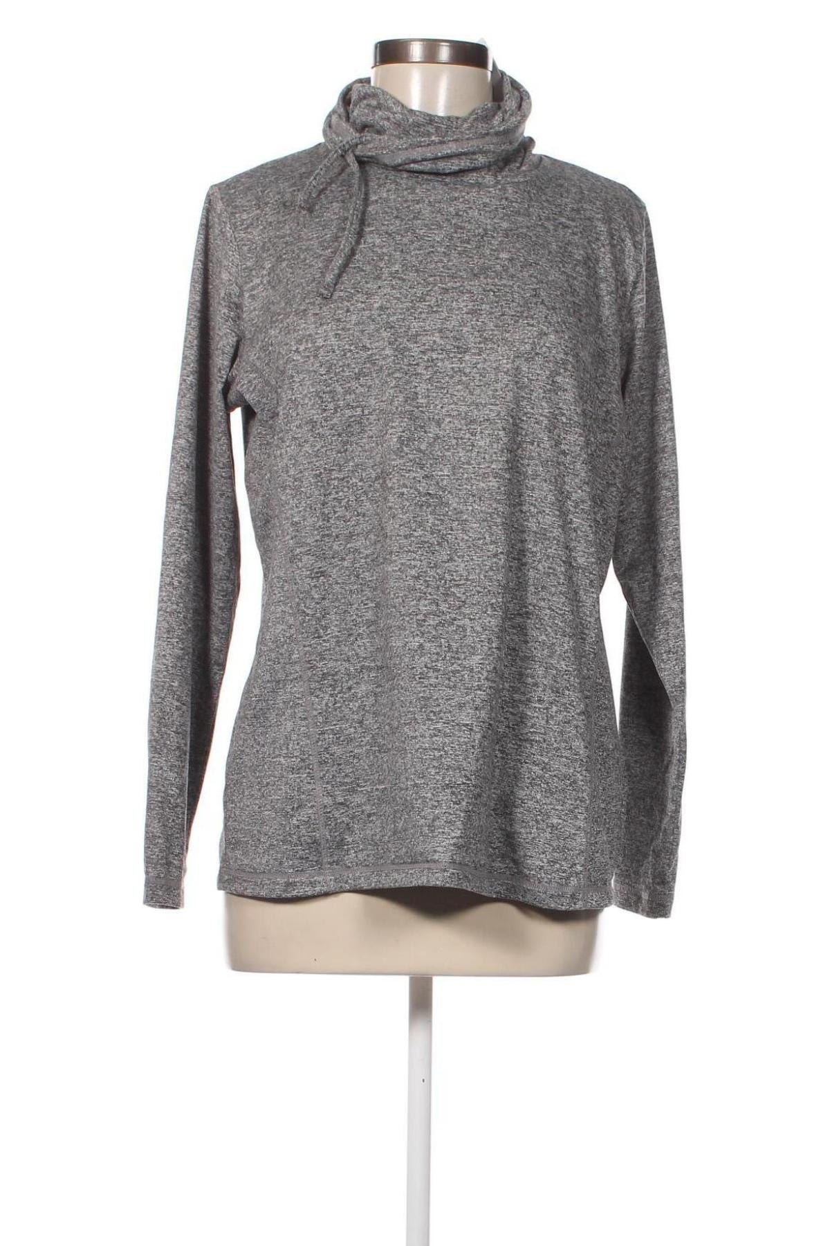 Γυναικεία μπλούζα Crivit, Μέγεθος XL, Χρώμα Γκρί, Τιμή 14,23 €