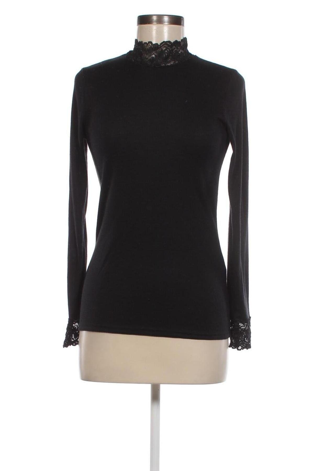 Γυναικεία μπλούζα Damart, Μέγεθος S, Χρώμα Μαύρο, Τιμή 1,76 €