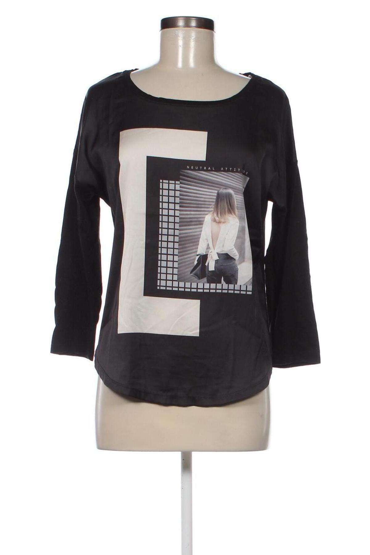 Дамска блуза Decay, Размер S, Цвят Черен, Цена 7,04 лв.