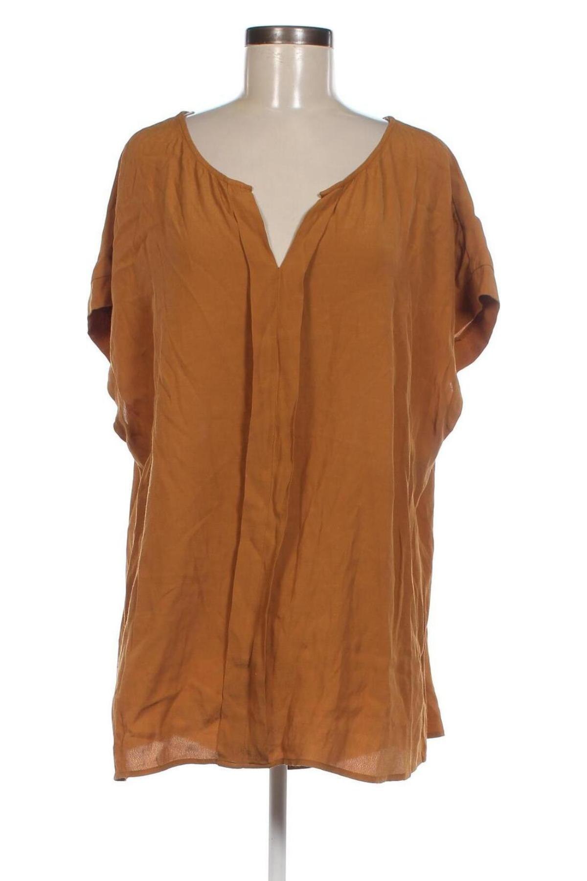 Γυναικεία μπλούζα Fiorella Rubino, Μέγεθος 4XL, Χρώμα Καφέ, Τιμή 17,44 €