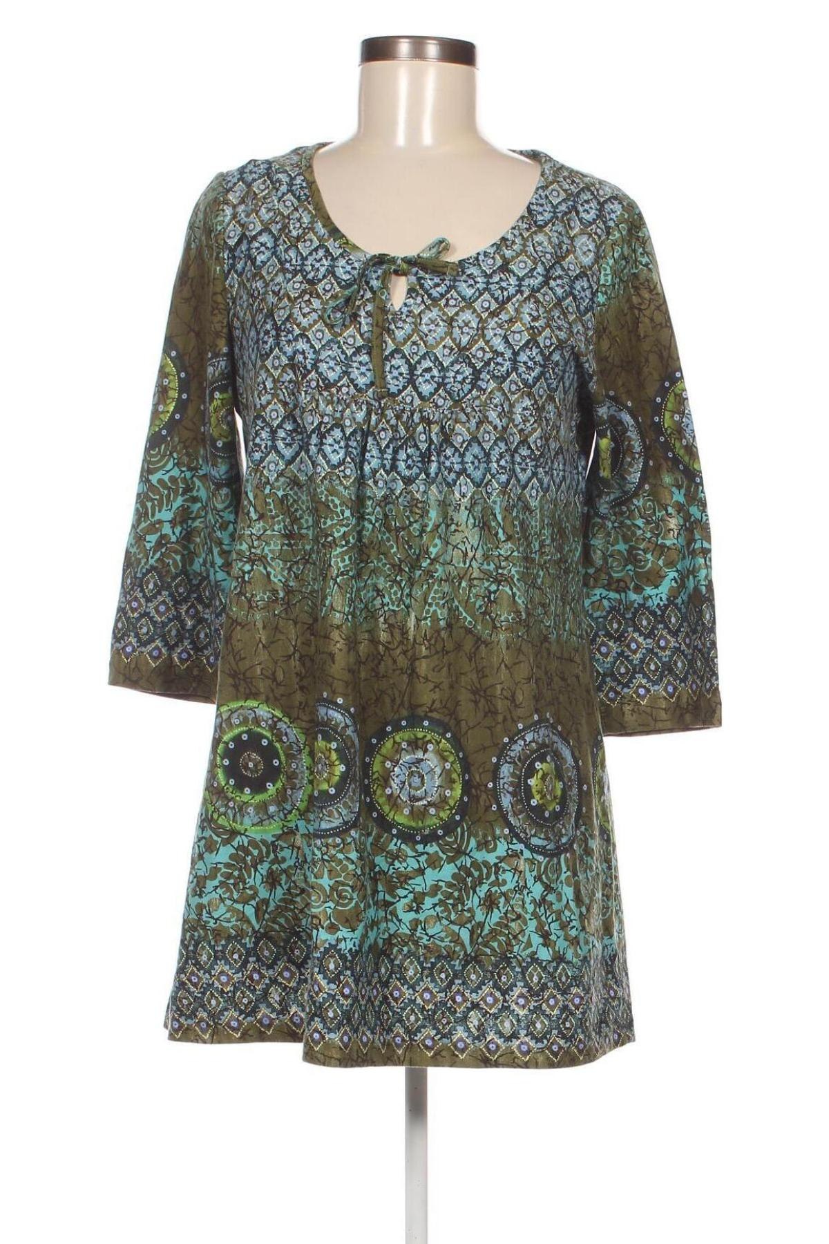 Дамска блуза GREEN COTTON, Размер M, Цвят Многоцветен, Цена 6,48 лв.