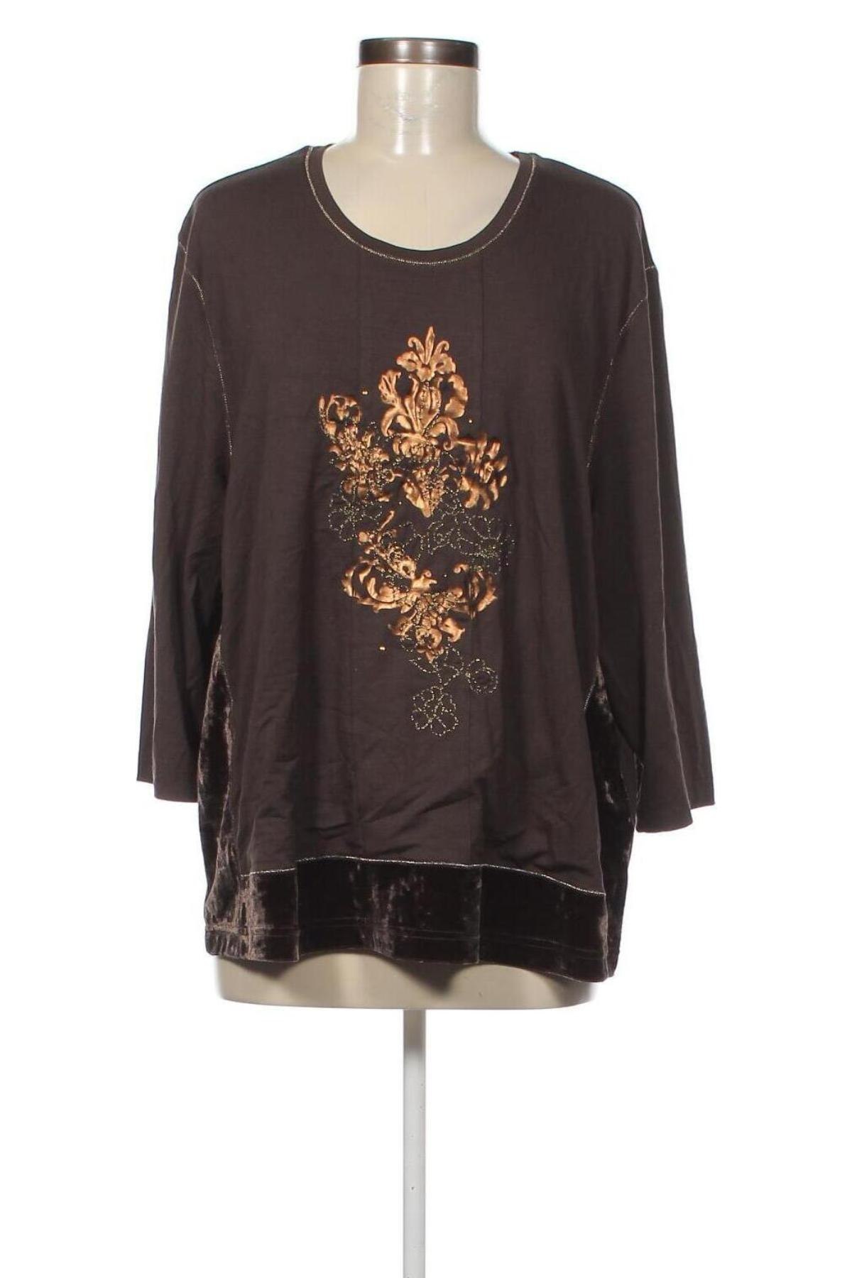 Damen Shirt Gelco, Größe XXL, Farbe Braun, Preis 8,73 €