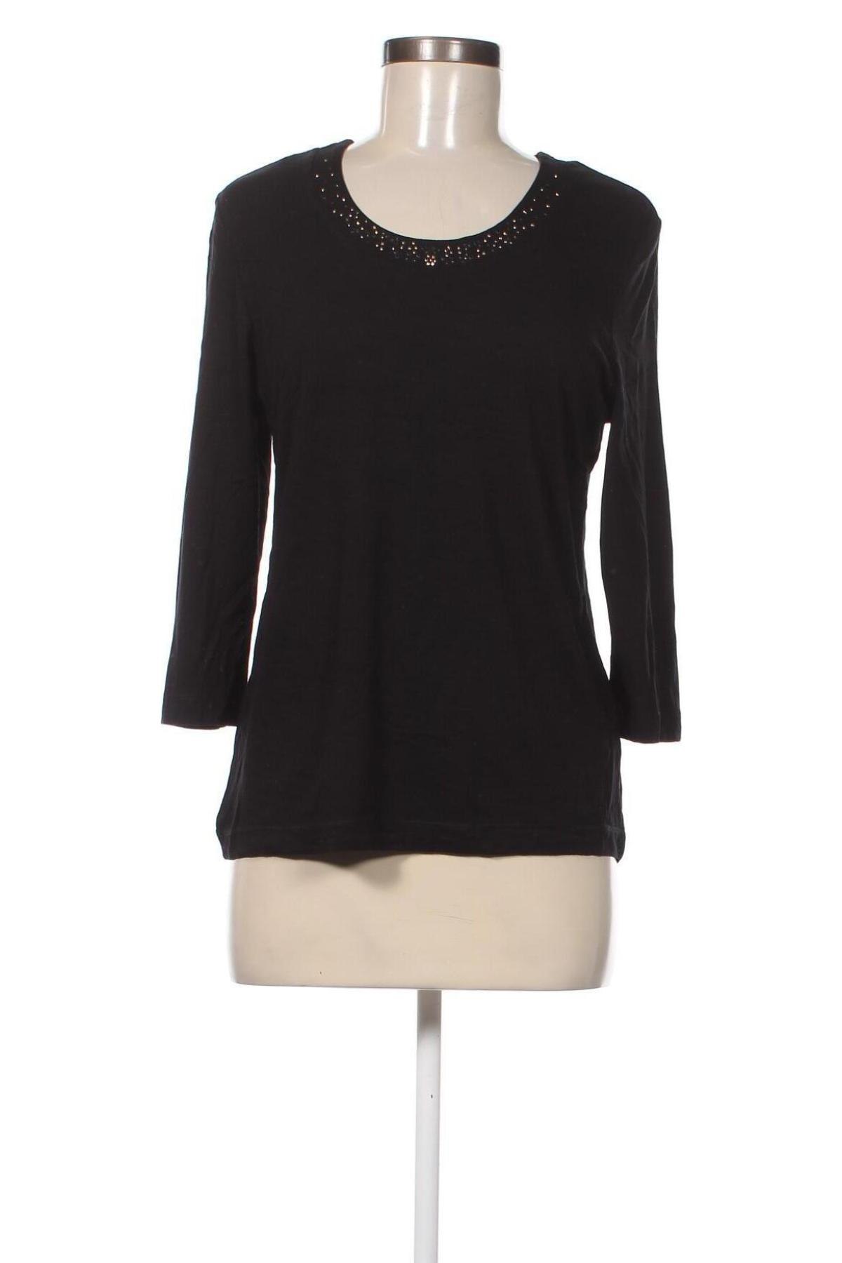 Γυναικεία μπλούζα Gelco, Μέγεθος M, Χρώμα Μαύρο, Τιμή 4,00 €