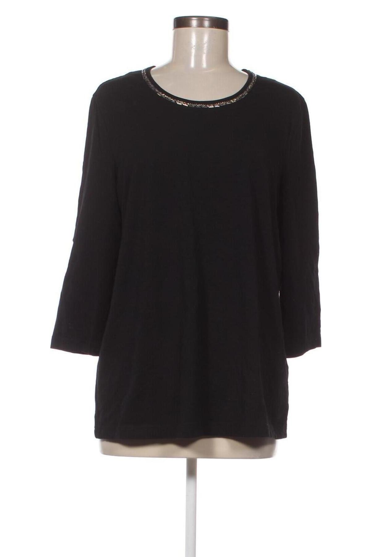 Дамска блуза Gerry Weber, Размер XL, Цвят Черен, Цена 21,08 лв.