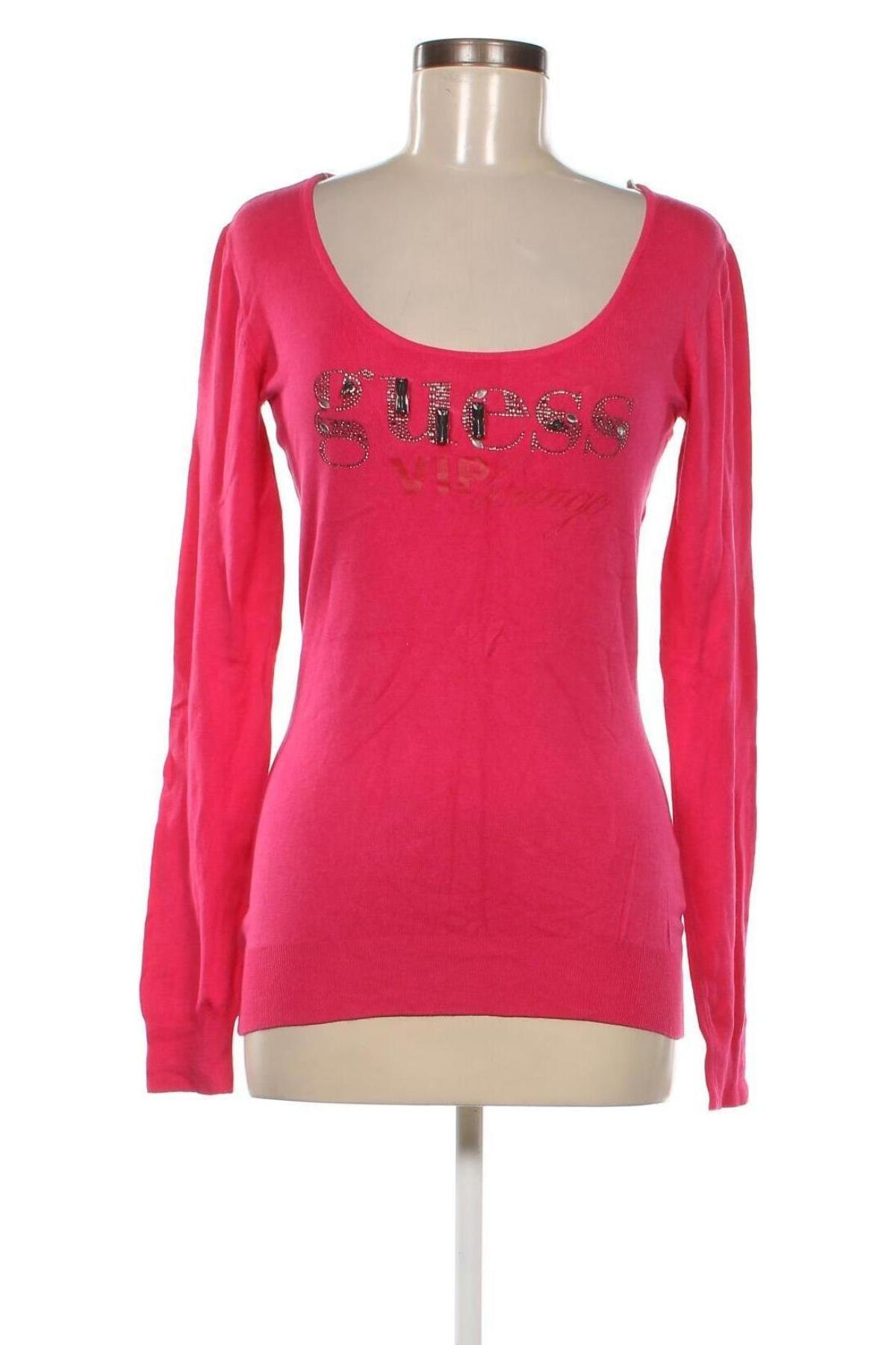 Γυναικεία μπλούζα Guess, Μέγεθος M, Χρώμα Ρόζ , Τιμή 30,50 €