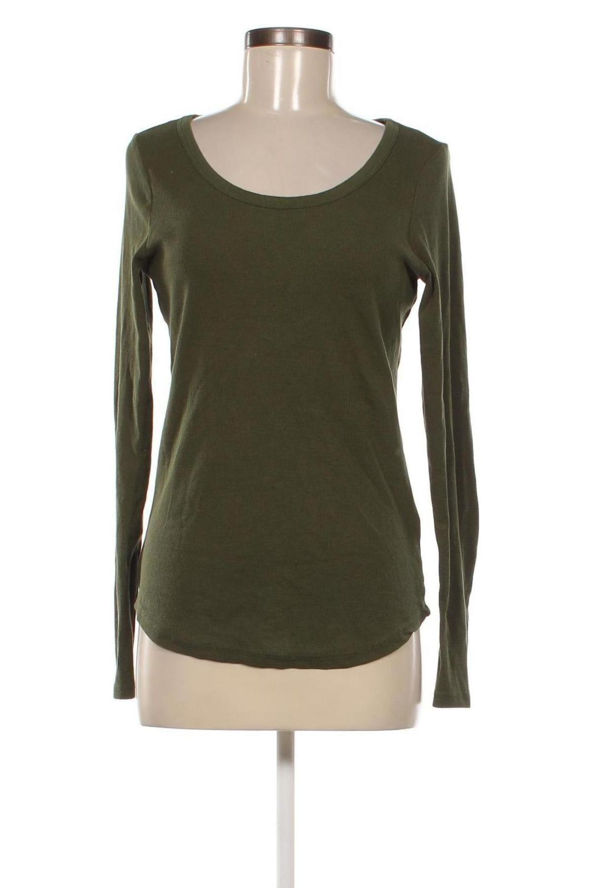 Γυναικεία μπλούζα H&M L.O.G.G., Μέγεθος L, Χρώμα Πράσινο, Τιμή 16,92 €
