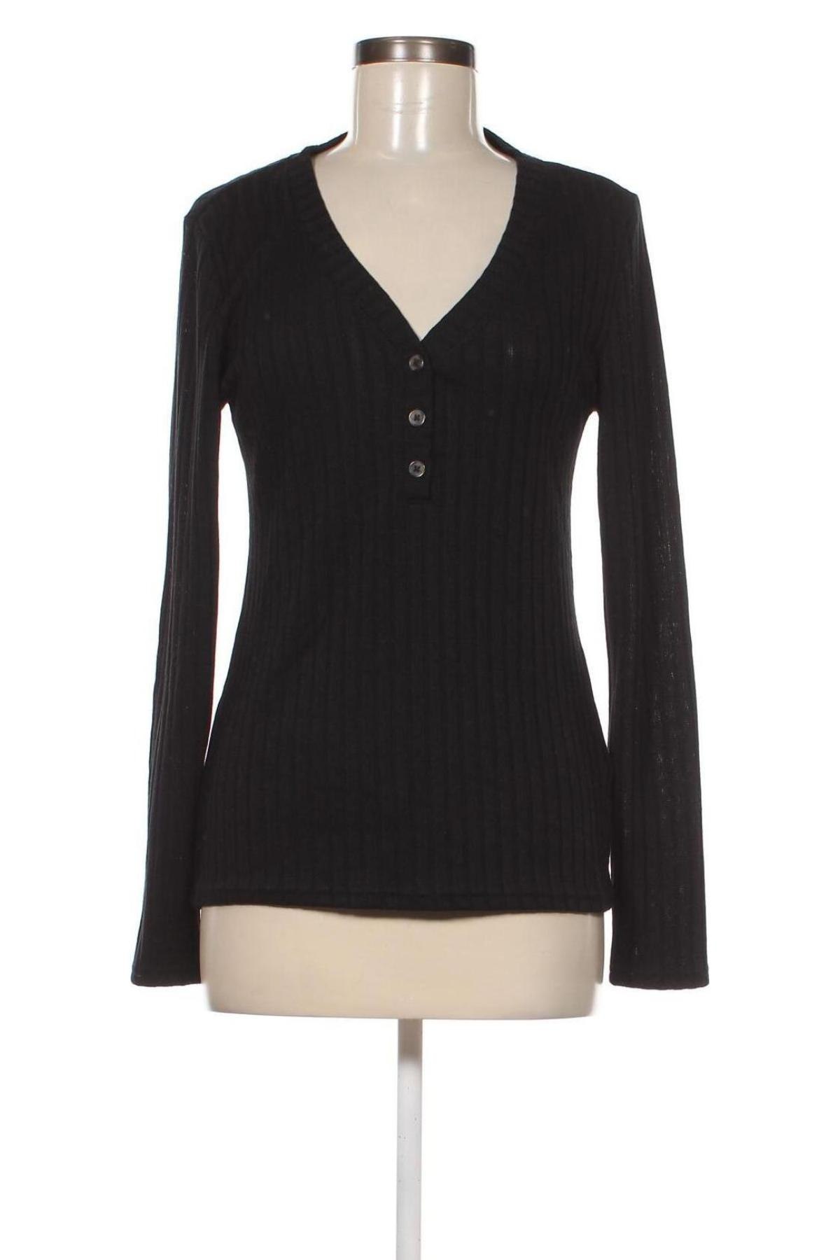 Γυναικεία μπλούζα H&M L.O.G.G., Μέγεθος M, Χρώμα Μαύρο, Τιμή 4,00 €